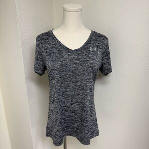 Brand New Under Armour Gray Short Sleeve Sport Shirt Women’s Size Medium